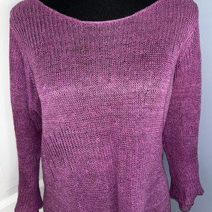 Eileen Fisher, Size M, 100% Linen Sweater